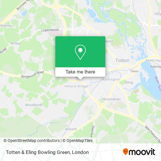 Totten & Eling Bowling Green map