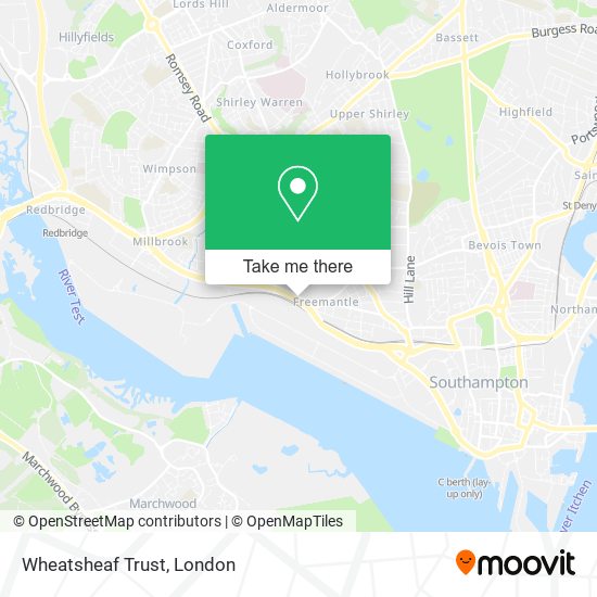Wheatsheaf Trust map