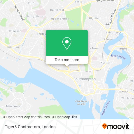 Tiger8 Contractors map