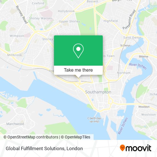 Global Fulfillment Solutions map