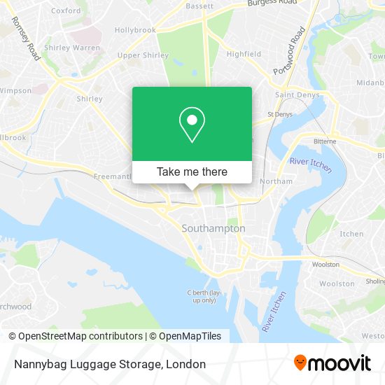 Nannybag Luggage Storage map