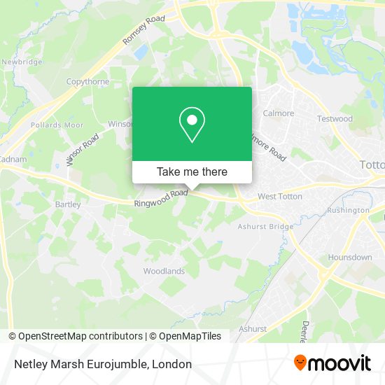 Netley Marsh Eurojumble map