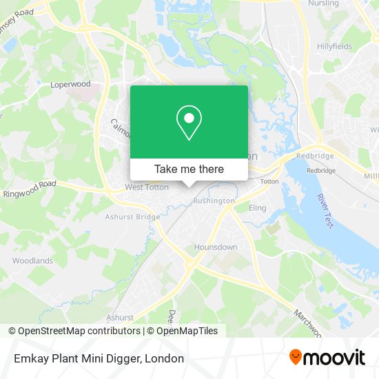 Emkay Plant Mini Digger map