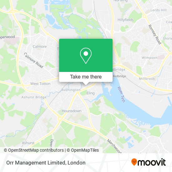 Orr Management Limited map