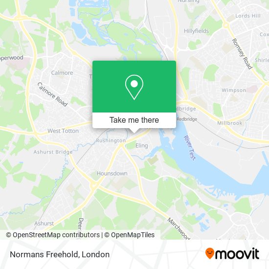 Normans Freehold map
