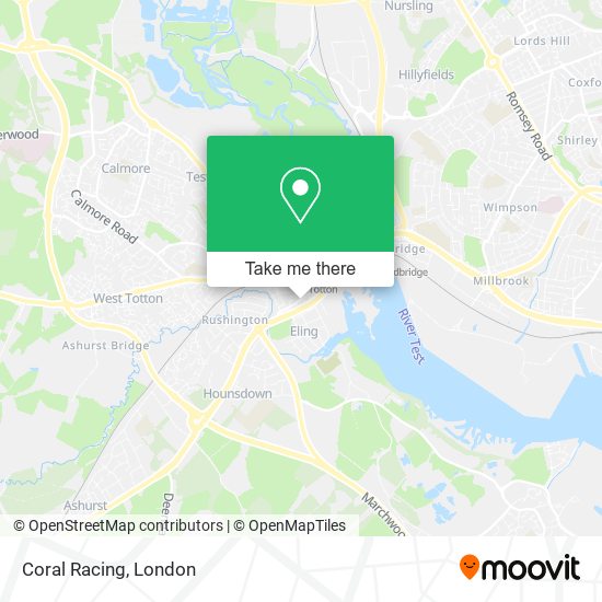 Coral Racing map