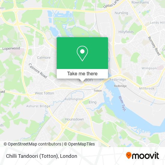 Chilli Tandoori (Totton) map