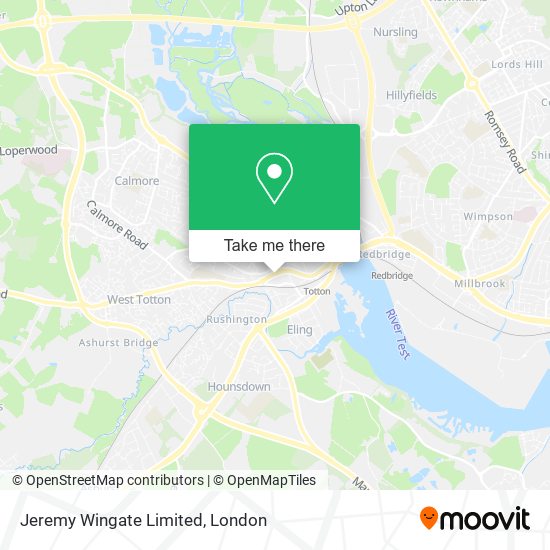 Jeremy Wingate Limited map