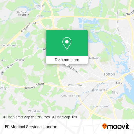 FR Medical Services map