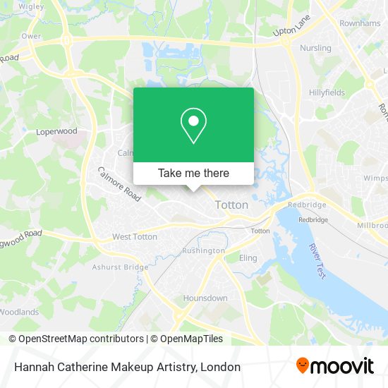 Hannah Catherine Makeup Artistry map