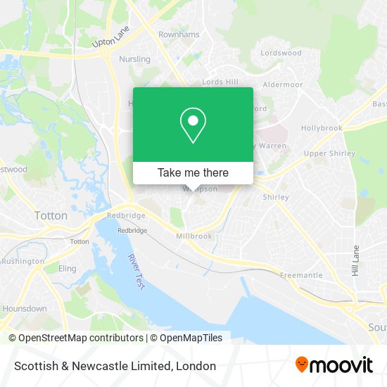 Scottish & Newcastle Limited map
