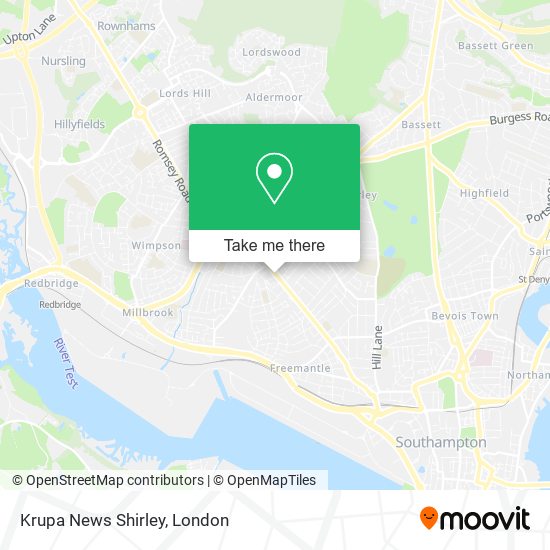 Krupa News Shirley map