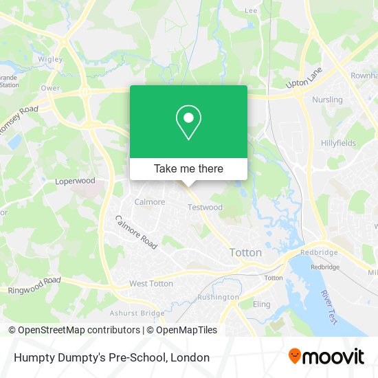 Humpty Dumpty's Pre-School map