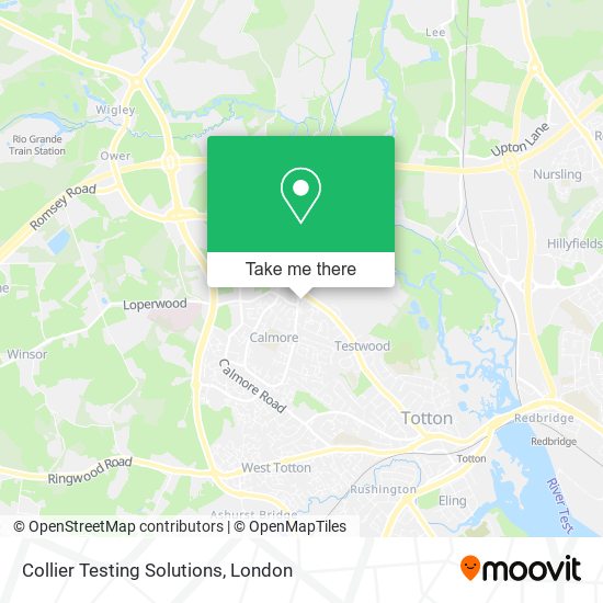 Collier Testing Solutions map
