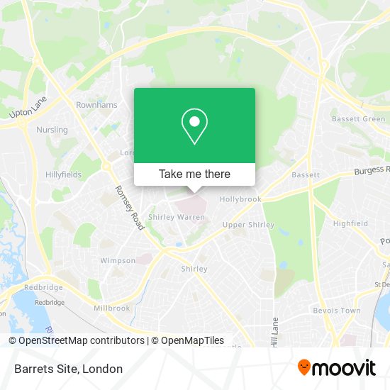 Barrets Site map