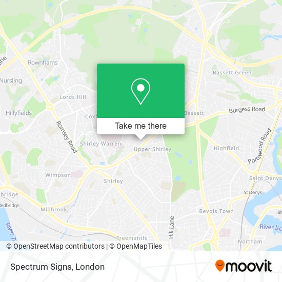 Spectrum Signs map