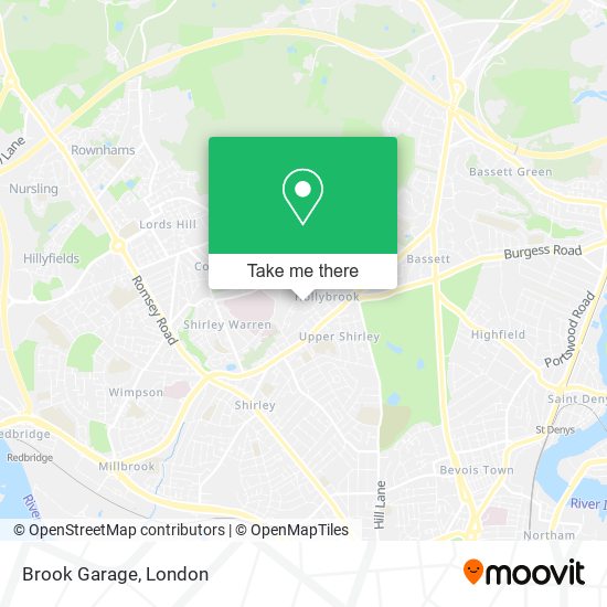 Brook Garage map