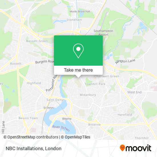 NBC Installations map