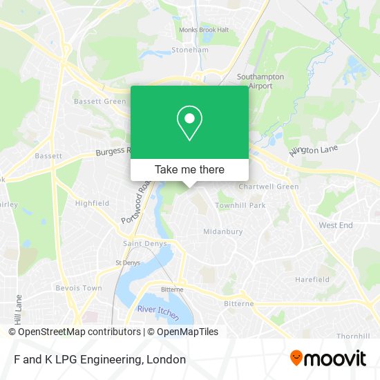 F and K LPG Engineering map
