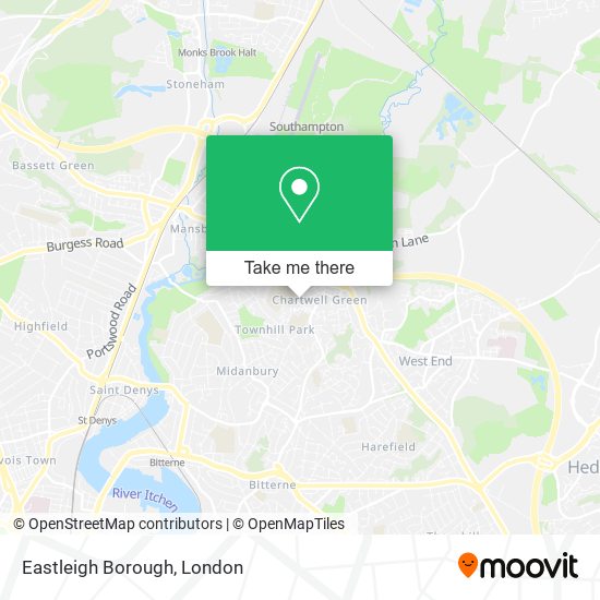 Eastleigh Borough map