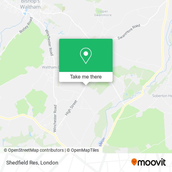 Shedfield Res map