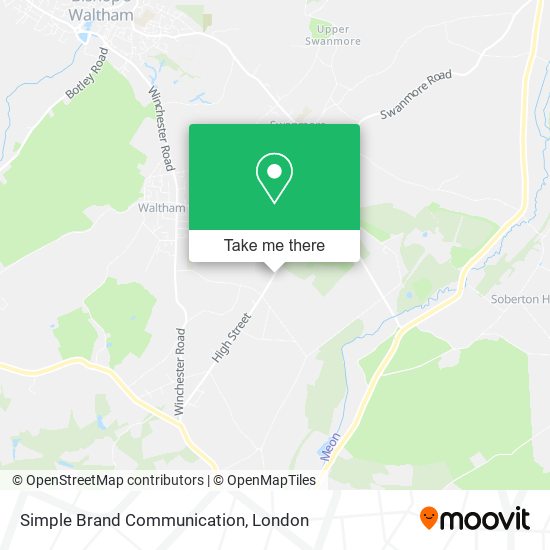 Simple Brand Communication map