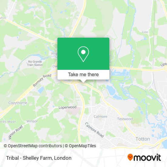 Tribal - Shelley Farm map