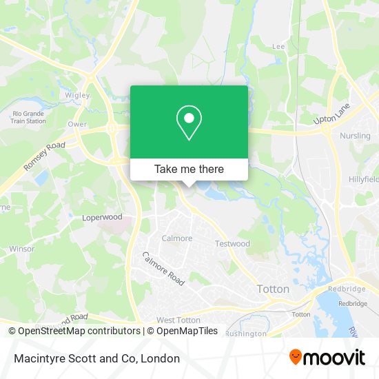Macintyre Scott and Co map