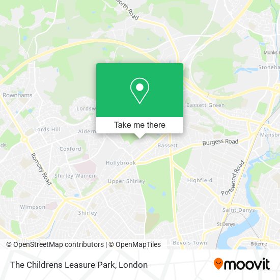 The Childrens Leasure Park map