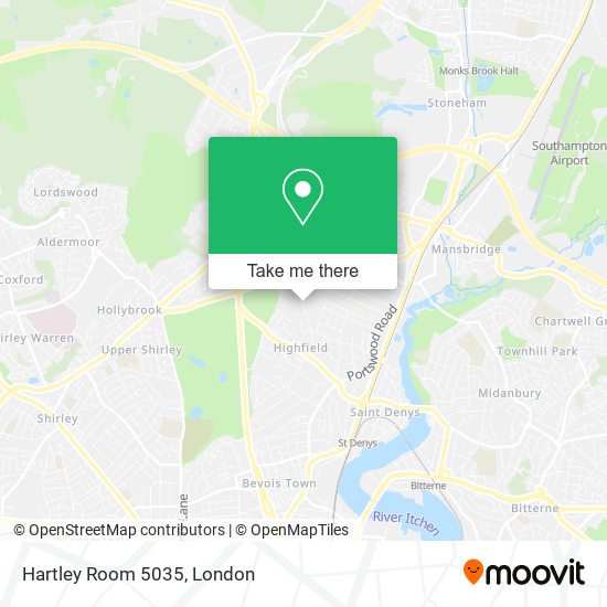 Hartley Room 5035 map