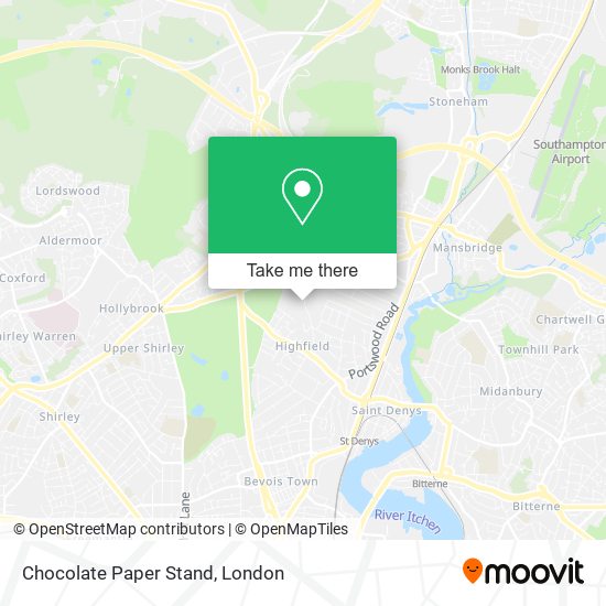 Chocolate Paper Stand map