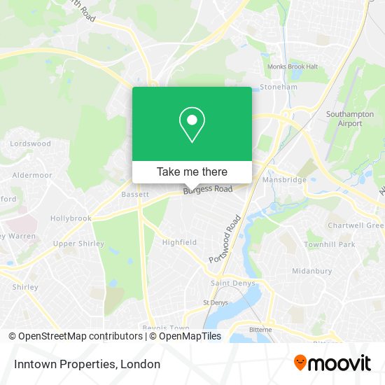 Inntown Properties map