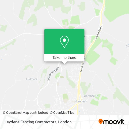 Leydene Fencing Contractors map