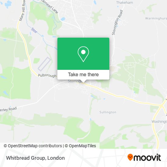 Whitbread Group map