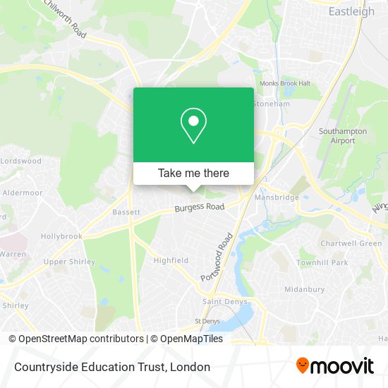 Countryside Education Trust map
