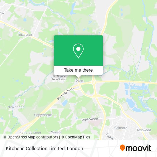 Kitchens Collection Limited map