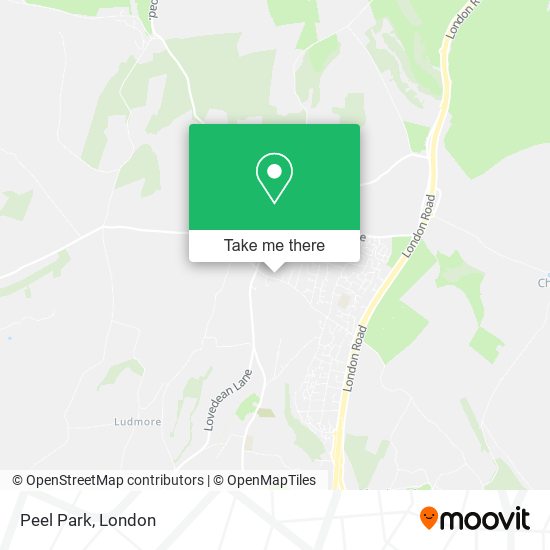 Peel Park map