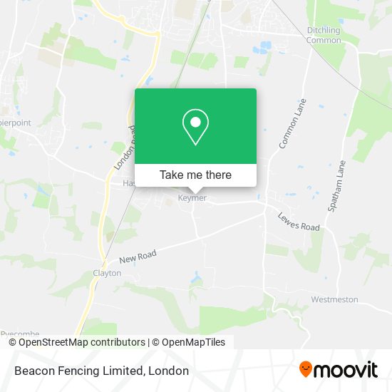 Beacon Fencing Limited map