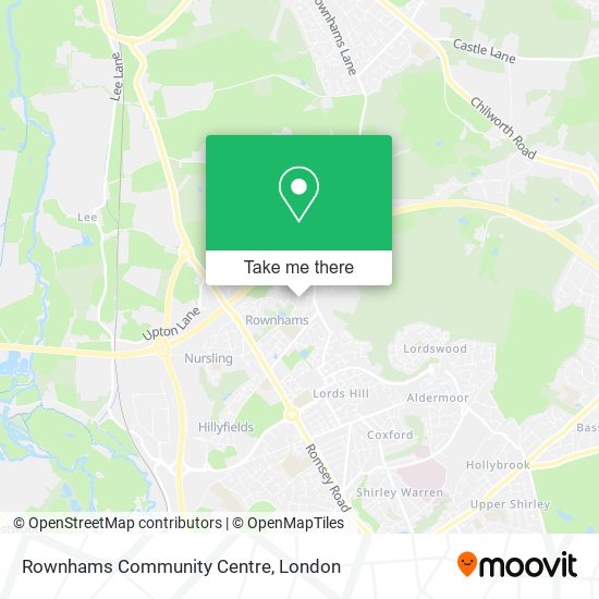 Rownhams Community Centre map