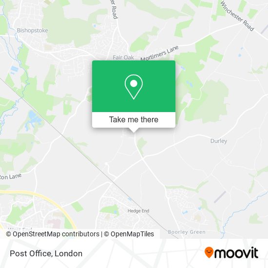 Post Office map