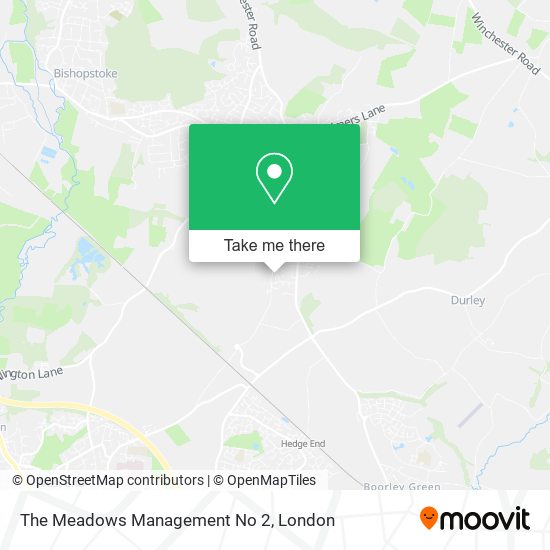 The Meadows Management No 2 map
