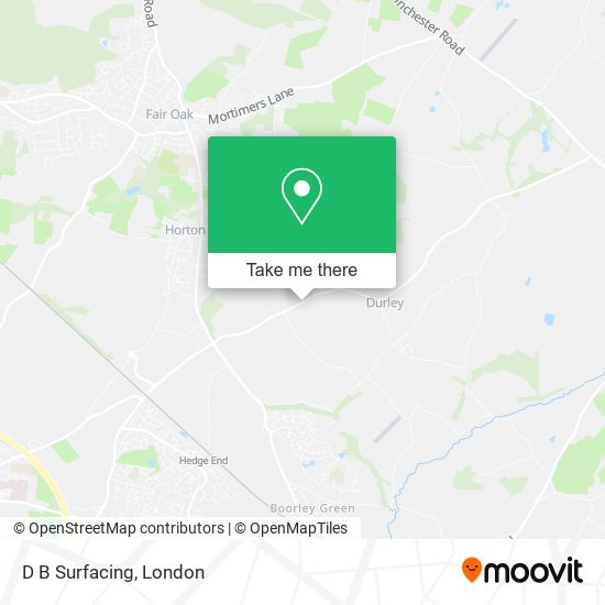 D B Surfacing map