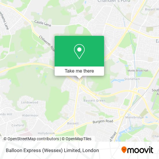 Balloon Express (Wessex) Limited map