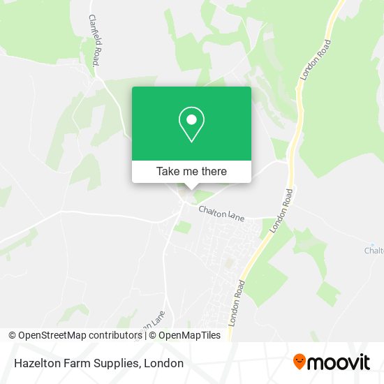 Hazelton Farm Supplies map