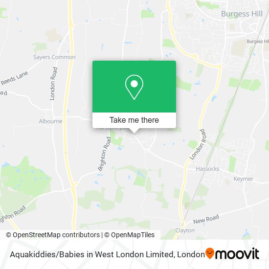 Aquakiddies / Babies in West London Limited map