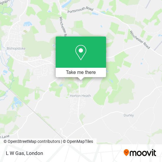 L W Gas map