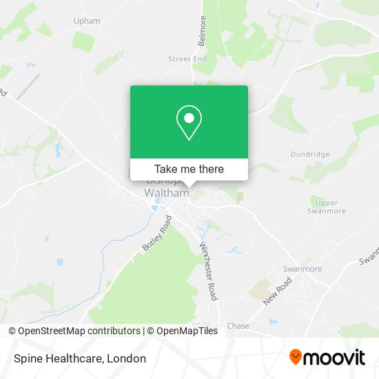 Spine Healthcare map