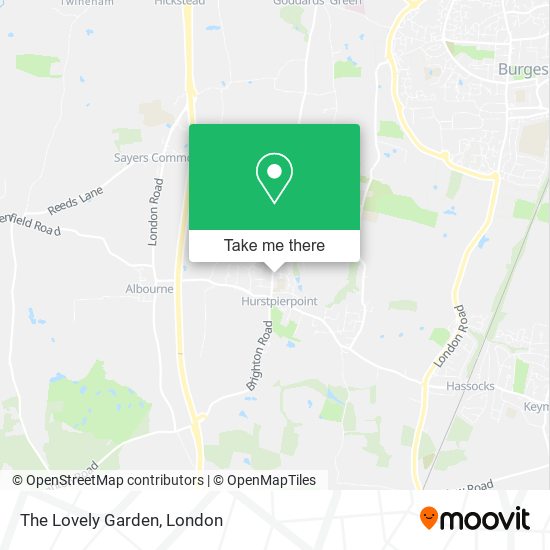The Lovely Garden map
