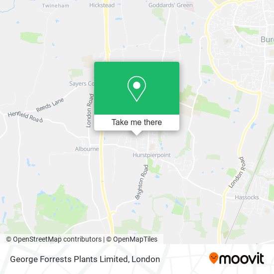 George Forrests Plants Limited map