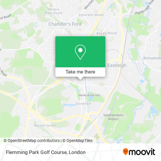 Flemming Park Golf Course map